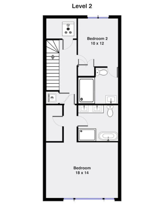 Stunning Duplex Condo #1 - Downtown River North Chicago Exterior photo